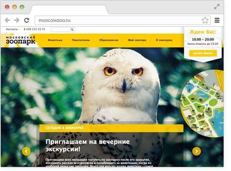 официальный сайт Московского Зоопарка